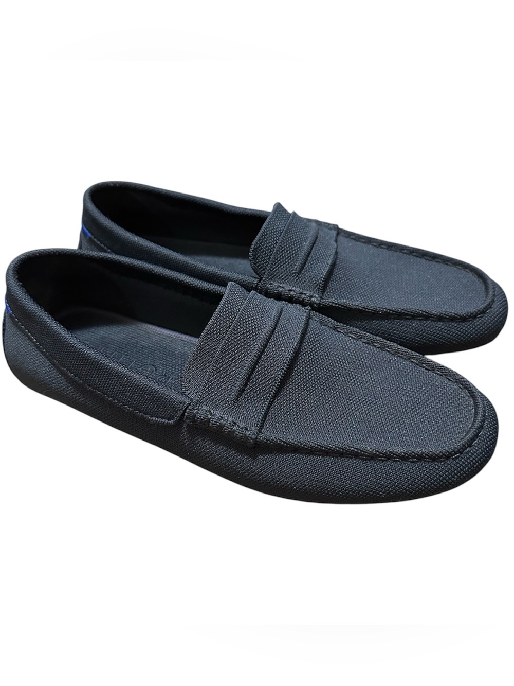 ROTHY'S Driver Loafers Navy Pegged Outsole Mens Size 10 Slip On Comfy Casual